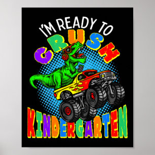 Kinder, die ich bereit bin, den Kindergarten Dinos Poster