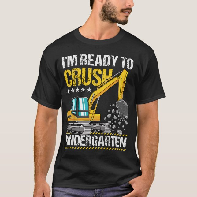 Kinder, die ich bereit bin, den Kindergartenbau zu T-Shirt (Vorderseite)
