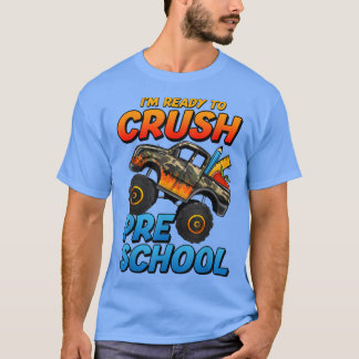 Kinder, die ich bereit bin, den Vorschul-Monster-T T-Shirt