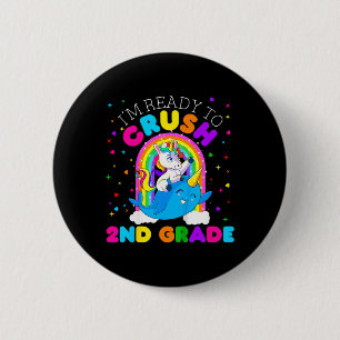 Kinder, die ich bereit bin, die zweite Klasse Unic Button