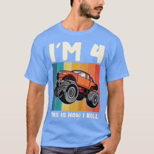 Kinder, die ich bin 4 So Roll Monster Truck 4. T-Shirt