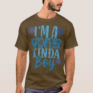 Kinder, die ich bin ein Winter Kinda Boy Weihnacht T-Shirt