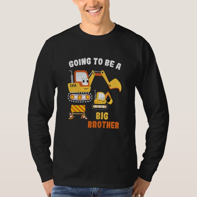 Kinder, die ich bin, werden ein großer Bruder 2023 T-Shirt (Vorderseite)