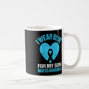 Kinder, die ich blau für meinen Sohn trage Diabete Kaffeetasse