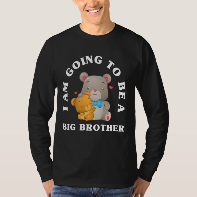 Kinder, die ich ein großer Bruder Bären der Zukunf T-Shirt (Vorderseite)
