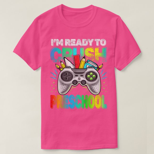 Kinder, die ich fertig bin, müssen die Vorschule a T-Shirt (Design vorne)