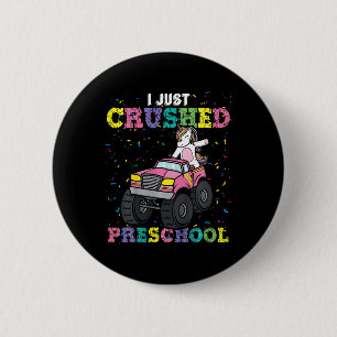 Kinder, die ich gerade zerstört Vorschule Mädchen Button