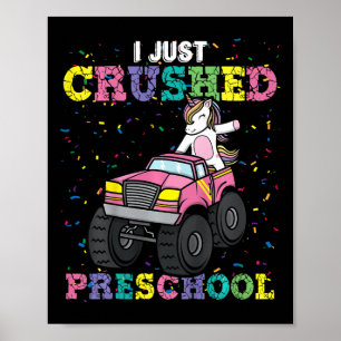 Kinder, die ich gerade zerstört Vorschule Mädchen Poster
