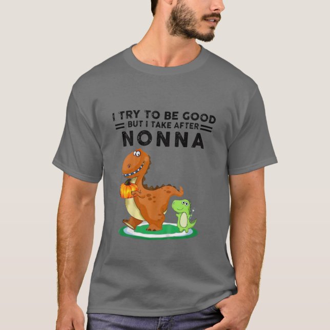 Kinder, die ich gut zu sein versuche, aber ich neh T-Shirt (Vorderseite)