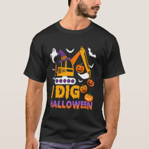 Kinder, die ich Halloween-TraktorenbauDigger T T-Shirt