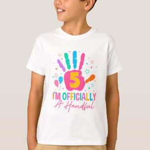 Kinder, die ich heimlich ein handliches 5. Geburts T-Shirt