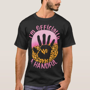 Kinder, die ich offiziell bin eine handvoll 5. Geb T-Shirt