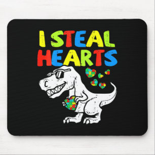 Kinder, die ich stehle, hören Trex Dinosaurier von Mousepad