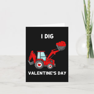 Kinder, die ich treibe Valentinstag Herz Traktor S Karte