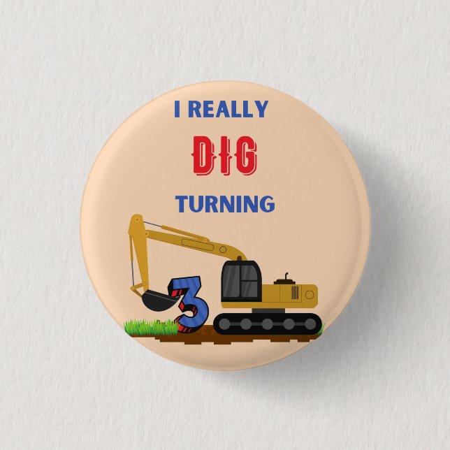 Kinder, die ich wirklich dreitausen button (Vorderseite)