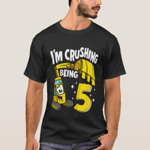 Kinder, die ich zerquere, sind 5 Jahre Jungen Ausg T-Shirt