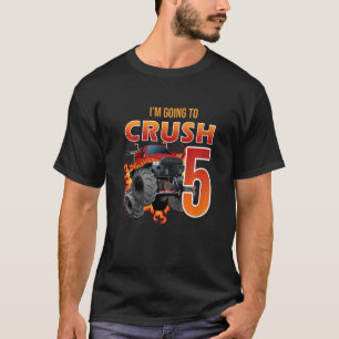 Kinder, die ich zerquetschen werde, sind 5 Jahre a T-Shirt