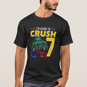 Kinder, die ich zerquetschen werde, sind 7 Jahre a T-Shirt