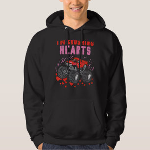 Kinder, die ich zerreiße Herzen Monster Lkw Kleink Hoodie