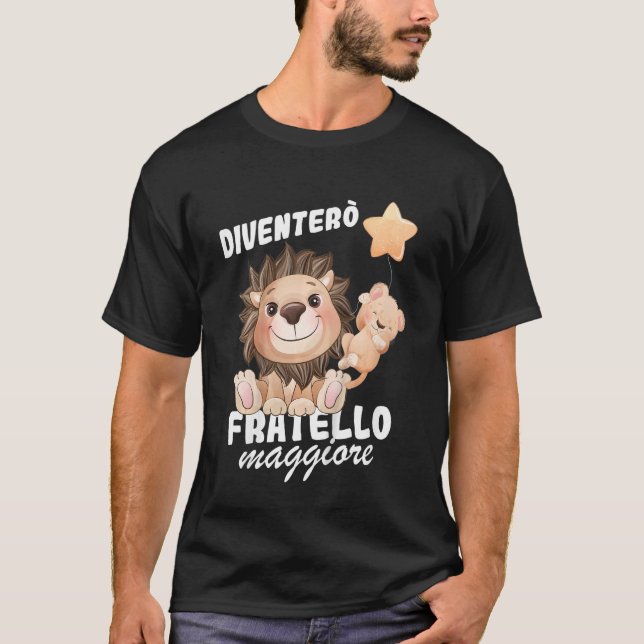 Kinder, die ich zum großen Bruder 2023 werden werd T-Shirt (Vorderseite)