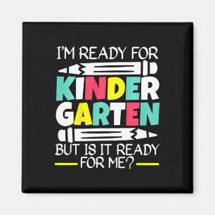 Kinder, die ich zum Kindergarten bereite, aber daf Magnet
