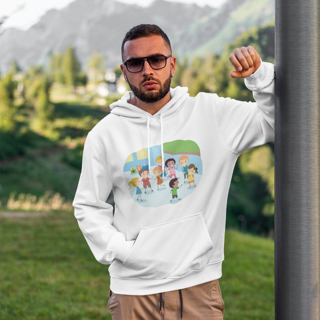 Kinder, die im Klassenzimmer spielen Hoodie (Von Creator hochgeladen)
