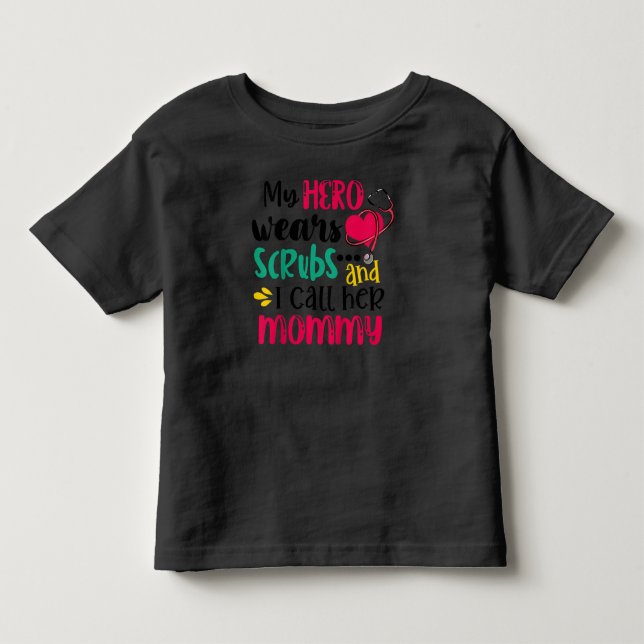 Kinder, die meine Heldin tragen, und ich nenne sie Kleinkind T-shirt (Vorderseite)