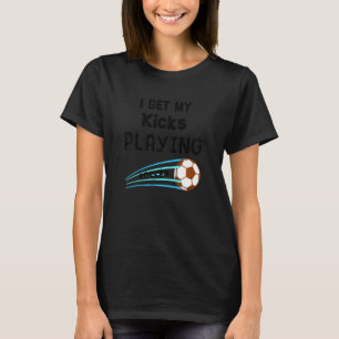 Kinder, die mir Spaß beim Fußball für die Jugend g T-Shirt