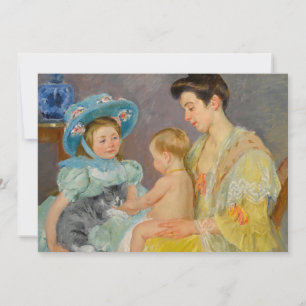 Kinder, die mit einer Katze spielen   Mary Cassatt