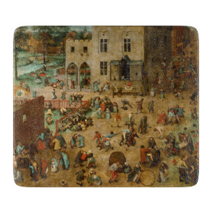 Kinder, die Spiele spielen (Pieter Bruegel der Ält Schneidebrett