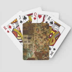 Kinder, die Spiele spielen (Pieter Bruegel der Ält Spielkarten