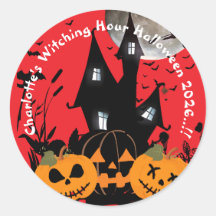 Kinder, die stundenlang Halloween-Party halten