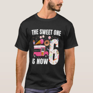 Kinder, die süße ist jetzt 6 Jahre alt 6. Geburtst T-Shirt