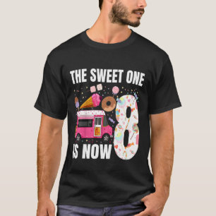Kinder, die süße ist jetzt 8 Jahre alt 8. Geburtst T-Shirt
