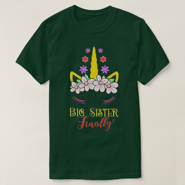 Kinder, die zum großen Schwester geworben werden,  T-Shirt (Design vorne)