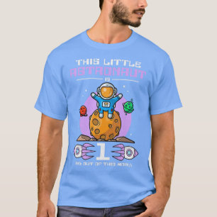 Kinder dieser kleine Astronaut ist 1 Jahr alt und T-Shirt