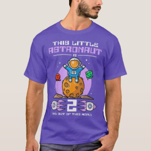 Kinder dieser kleine Astronaut ist 2 Jahre alt und T-Shirt