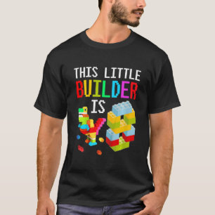 Kinder dieser kleine Bauer ist 8 Gebäude Blöcke Bi T-Shirt