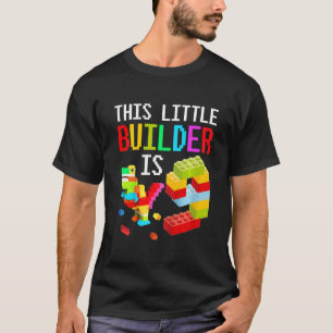 Kinder dieser kleine Bauer ist 9 Gebäude Blöcke Bi T-Shirt