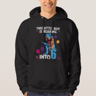 Kinder Dieser kleine Junge stürzt bis 6 Geburtstag Hoodie