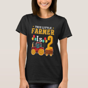 Kinder Dieser Kleine Landwirt Ist 2 Landwirt Trakt T-Shirt