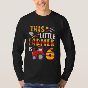 Kinder Dieser kleine Landwirt ist 6 Landwirt Trakt T-Shirt