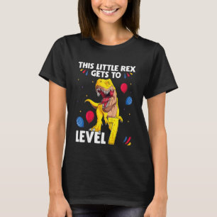 Kinder dieser kleinen Rex erreicht Stufe 7 Jahre G T-Shirt
