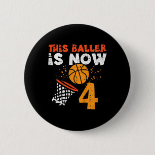 Kinder Dieser Ller Ist Jetzt 4 Sketll 4. Geburtsta Button