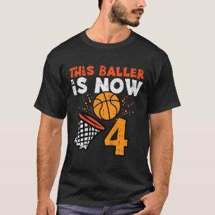 Kinder Dieser Ller Ist Jetzt 4 Sketll 4. Geburtsta T-Shirt