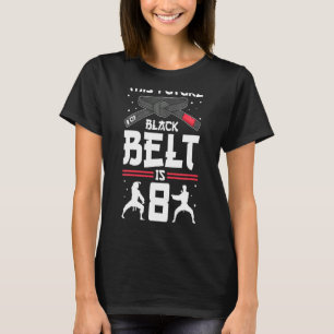 Kinder Dieser zukünftige schwarze Gürtel ist 8 Jah T-Shirt