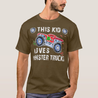 Kinder dieses Kids Lieben Monster Trucks T-Shirt