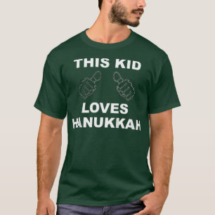 Kinder Dieses Kind Lieben Hanukkah Chanukah jüdisc T-Shirt