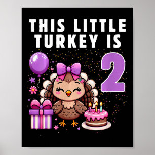 Kinder Dieses kleine Türkei ist 2 Jahre verkauft E Poster