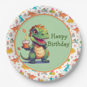 Kinder Dino Geburtstag Pappteller